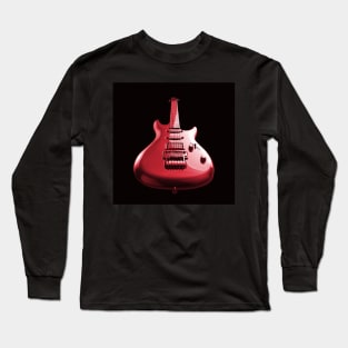 Colourful rock guitar with high gloss reflection. Long Sleeve T-Shirt